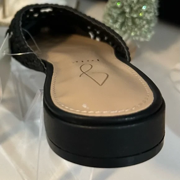 NWT Joie Behold Open Back Woven Pointed Toe Slip On Mules Sandals - Picture 10 of 12